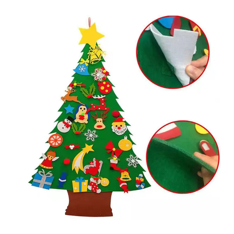 Nuovo Best-seller facile rimovibile albero di natale decorazioni per bambini regalo di natale