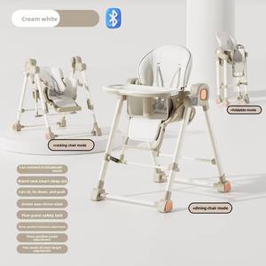 Kursi Makan Bayi Konvertibel Terlaris dengan Bantal yang Dapat Dilepas, Alas Anti-Selip, Desain Kayu Modern, Mudah Dibersihkan untuk Rumah dan Tempat Penitipan Anak. - Product Image 4