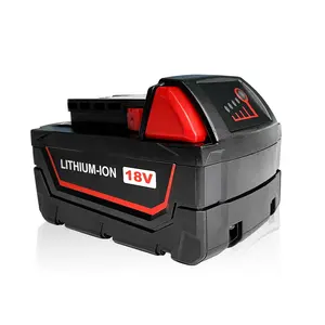 5.0ah 6.0ah Lithium Ion Oplaadbare Vervanging Batterij Voor Milwaukee Batterijen Voor 18V Milwaukee Combo Kit 48-11-1852