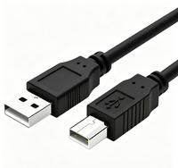 Cable USB 2.0 Tipo A a Mini USB Mini B de 5 Pines, Cable de Carga de Datos para Impresora