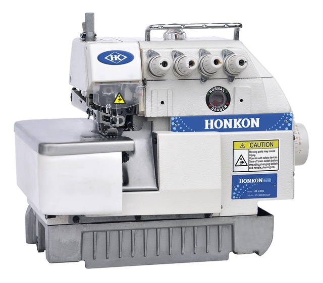 Honkon HK 747D Direct Drive Four Thread Industrial Overlock Sewing Machine for Garment