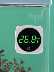 Moderno Eco-Friendly Quadrado Forma LCD <span class=keywords><strong>Digital</strong></span> Auto-Adesivo Termômetro Controle De Temperatura Peixe Aquários Acessórios Plástico - Product Image 3