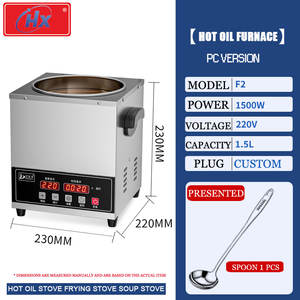 Estufa de aceite caliente eléctrica comercial para cocinar temperatura constante equipo de cocina y hotel para fideos y olla caliente de pescado - Product Image 3