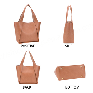 กระเป๋าคลัทช์สะพายไหล่แบบมีซิปปิดทำจากโพลีเอสเตอร์เนื้อนุ่มสำหรับผู้หญิง - Product Image 4