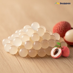 มันสำปะหลังและระเบิดลิ้นจี่ Boba Popping Boba - Product Image 2
