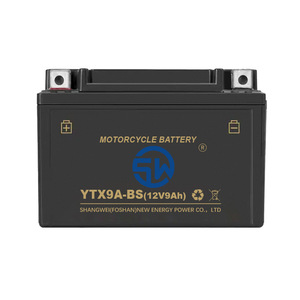 Batterie de moto YTX9A-BS 12V 9Ah AGM au plomb-acide pour remplacement de scooter - Product Image 1