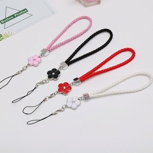 Correa Universal de Nylon Tejido para Móvil, Bonita Correa de Muñeca con Flores para Teléfono, Cadena de Mano para Mujer - Product Image 1