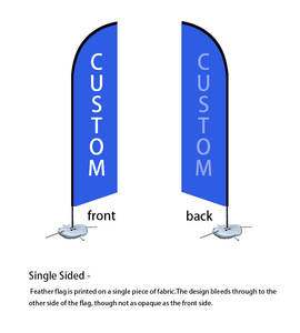 Bannière publicitaire de <span class=keywords><strong>vol</strong></span> personnalisée imprimée par sublimation numérique, bannière en forme de larme, drapeau de plage - Product Image 5