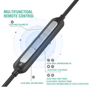 Nuevo USB tipo C con cable auriculares estéreo USB-C digital en la oreja del auricular con micrófono para <span class=keywords><strong>Huawei</strong></span> Mate 40 Google Pixel 4 - Product Image 3