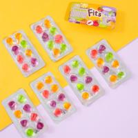 Vente en gros de bonbons halal enrobés de sucre personnalisés à la pectine de fruits