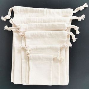 Customized Personalized logo Printing Multiple Colors Canvas Cotton <b>Drawstring</b> <b>Bag</b> with Double String - Product Image 2