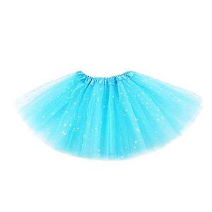 Costume d'Halloween pour enfants très vendu, robe en tulle à trois couches pour fête de carnaval, jupe tutu scintillante à étoiles pour filles - Product Image 2