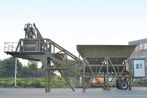 Centrale à béton automatique à quatre entrepôts, convoyeur à bande de 65 kW, machine de dosage PLD, système de contrôle centralisé - Product Image 3