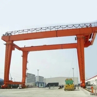 Grues à double poutre de grande capacité modèle MG-U, 10 tonnes, 20 tonnes, 35 tonnes, 50 tonnes, 100 tonnes, 200 tonnes, grue à portique à double poutre pour extérieur