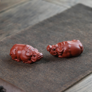 Oogishido Yixing Zisha <b>Tea</b> Pet Ox Purple Grit Handmade Creative <b>Tea</b> <b>Set</b> For Kung Fu <b>Tea</b> - Product Image 2
