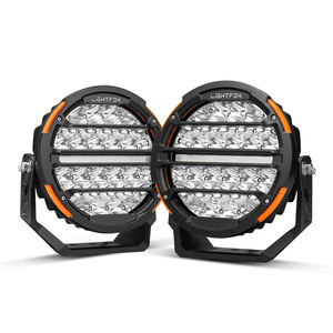 LIGHTFOX 1660M 4x4 Offroad Spotlight Built-in DRL 7inch 9 Inch <strong>Led</strong> Driving <strong>Light</strong> With Protective Front <strong>Grill</strong> - Product Image 1