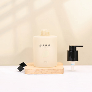 Flacon pompe cylindrique Hechengcheng 300 ml en plastique PET pour emballage de lotion corporelle - Product Image 3