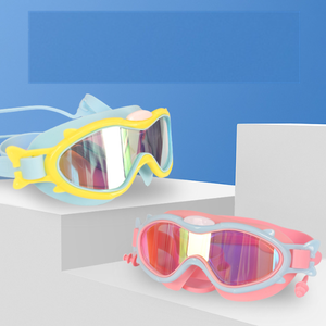 Lunettes de natation pour enfants grand cadre pas de fuite Anti-buée étanche Macaron couleur lunettes de natation logo personnalisé lunettes de natation - Product Image 2