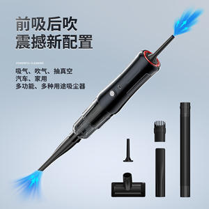 Aspiradora portátil inalámbrica para coche de 100W recargable con carga tipo C para uso en el hogar y el coche - Product Image 3