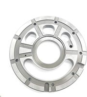Blocco Cilindri Pompa Principale HPV95, Piastra Valvola per Escavatore Cingolato PC200-6 PC200-7 PC200-8, Ricambi Pompa Idraulica, Argento, 1 Anno di Garanzia