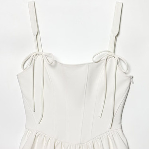 SHENZHU <span class=keywords><strong>Robe</strong></span> Courte Chic et Tendance pour Femme, Style <span class=keywords><strong>Corset</strong></span>, Effet Moelleux, Dos Nu, Collection Printemps 2026, Vintage, Vestidos <span class=keywords><strong>Robe</strong></span> Mujer - Product Image 3