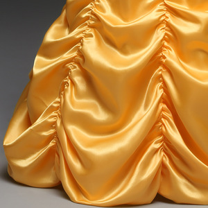 Vestido de Verano para Niñas Estilo Europeo Americano, Vestido de Princesa Bella de La Bella y la Bestia, Falda <span class=keywords><strong>con</strong></span> Estampado de Dibujos Animados, Disfraz para Niñas - Product Image 4