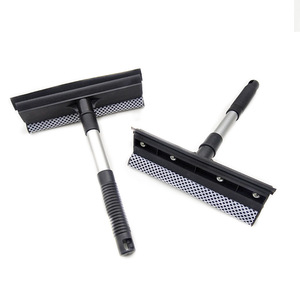 Friend Car Washing Supplies Double Sided <b>Window</b> <b>Brush</b> T Shape Glass Squeegee With Extendable Handle For Car Windshield <b>Cleaning</b> - Product Image 3