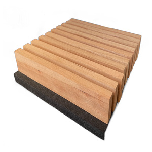 Panel acústico de madera de nogal con capacidad de diseño de modelo 3D a un <span class=keywords><strong>precio</strong></span> razonable de fábrica estándar de China, paneles de pared de madera - Product Image 6