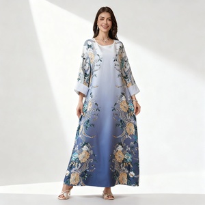 Robe de soirée élégante de luxe sur mesure de qualité supérieure, style longue abaya pour femmes musulmanes - Product Image 1