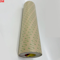 Pita Perekat Transfer 3M 468MP 200MP Ultra-Tipis 0.13mm untuk Overlay Grafis dan Sakelar Membran Pita Transparan Dua Sisi