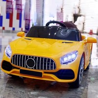 Vente flash, voiture électrique pour enfant pas chère, jouet à roulettes, batterie 12V avec télécommande, voiture en plastique pour enfants de 2 à 8 ans