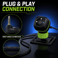 Caméra de surveillance bébé infrarouge pour voiture, vision nocturne IR, vue du siège arrière, angle réglable, connexion Plug and Play, accessoire de caméra embarquée