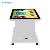 HDFocus 43 49 55 65 pouces table intelligente interactive écran tactile tables de jeu pour l'apprentissage des enfants magasin de détail paramètres d'éducation