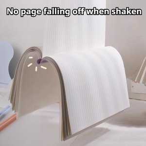 A4 kéo Rod Clip Loose-Leaf thư mục pp không thấm nước trong suốt chèn công suất lớn thanh kéo hình tam giác sửa chữa thư mục tập tin đặc biệt - Product Image 3