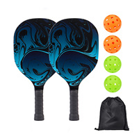 Pagaie de pickleball en bois dur de qualité supérieure, motif imprimé, accessoires esthétiques pour centre de loisirs, vente en gros