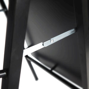 Panluosi Handige Draagbare Strijkijzer Zwarte Dubbelzijdige Stand Buiten Winddicht Waterdicht Poster Frame Display Rek Promoties - Product Image 4