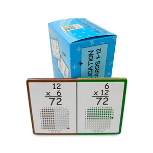 Cartes flash pour enfants imperméables durables de haute qualité imprimées sur mesure prix d'usine de papier de matériel cognitif d'éducation précoce - Product Image 4