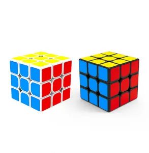 새로운 디자인 3x3x3 매직 큐브 Stickerless 퍼즐 전문 큐브 속도 Cubo Magico 교육 완구 학생