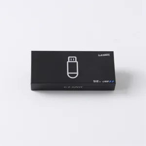 Offre Spéciale design noir cajas de regalos por mayor plastique joyeros ruban électronique cartouches d'encre boîtier USB personnalisé