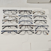 Montures de lunettes optiques en métal à charnière à ressort et déstockage – Assortiment tendance, durable, léger et élégant pour usage quotidien