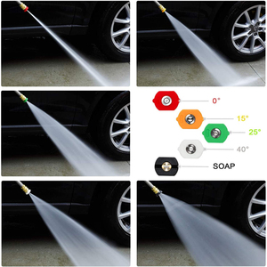 Súng Áp Lực Cao 5000 Psi Với Vòi Phun Cho Máy Rửa Áp Lực Cao Với Bộ Vòi Phun Năm Màu Chủ Đề Đầu Vào Khác Nhau - Product Image 5