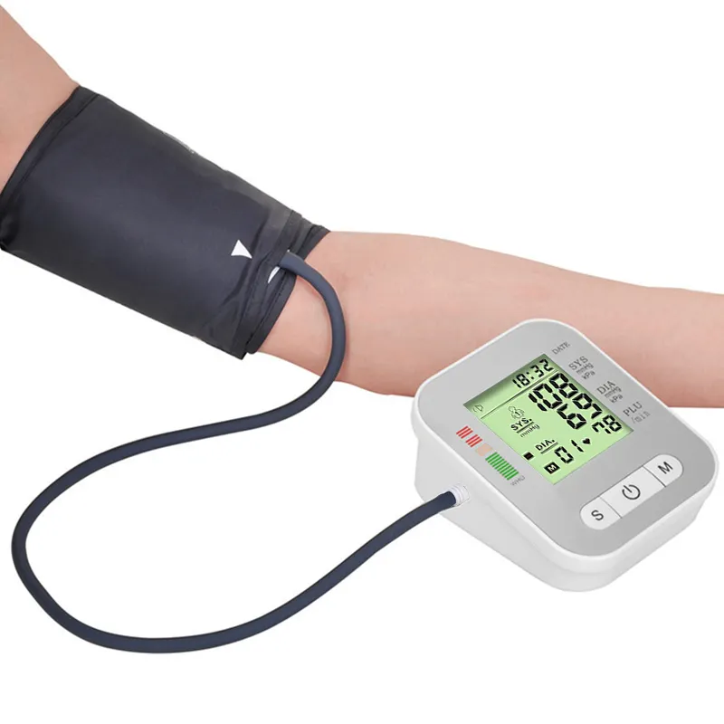 เครื่องวัดความดันโลหิตแบบดิจิตอลอัตโนมัติ Sphygmomanometer อุปกรณ์การแพทย์เครื่องวัดความดันโลหิต