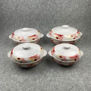 Melamine Nhựa Hình Bầu Dục Bát Bát Có Nắp Đậy - Product Image 2