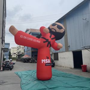 Chine Usine Conception Personnalisée Gonflable Taekwondo Kicking Boy <span class=keywords><strong>Deux</strong></span> Jambes Sky Dancer tube <span class=keywords><strong>homme</strong></span> pour Publicité Gonflables - Product Image 3