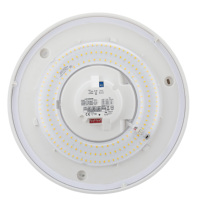 Lampu langit-langit LED bulat redup lampu langit-langit putih Sensor gerakan Microwave tahan air Ip54 koridor balkon