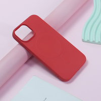 Coque de protection magnétique antichoc étanche en silicone liquide couleur unie pour iPhone 17 16 Pro Max XR XS 7 8 Plus (vente en gros)
