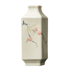 Hand Painted <b>Ceramic</b> <b>Vase</b> Traditional Chinese Style Tabletop Decoration For Dried Flowers Hydroponic Desktop Ornament - Product Image 5