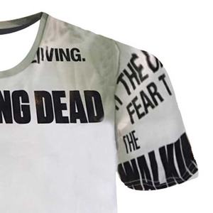 <strong>Walking</strong> <strong>Dead</strong> Plus Size Casual Knitted <strong>T</strong>-<strong>Shirt</strong> for Men Printed Rick Grimes Carl Daryl Michonne Zombies Short Sleeve O-Neck Collar - Product Image 3