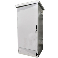 Petite armoire télécom extérieure 18U 22U avec boîtier métallique de rack de batterie de 19 pouces