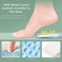 Sol Sepatu Kulit Asli Permukaan Bernapas, Empuk, Menyerap Keringat, Menyerap Guncangan, Nyaman, Bantalan Kaki untuk Sepatu Sehari-hari